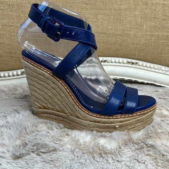 Ralph Lauren Collection | Purple Label | Blue Leather Espadrille - Picture 3 of 14